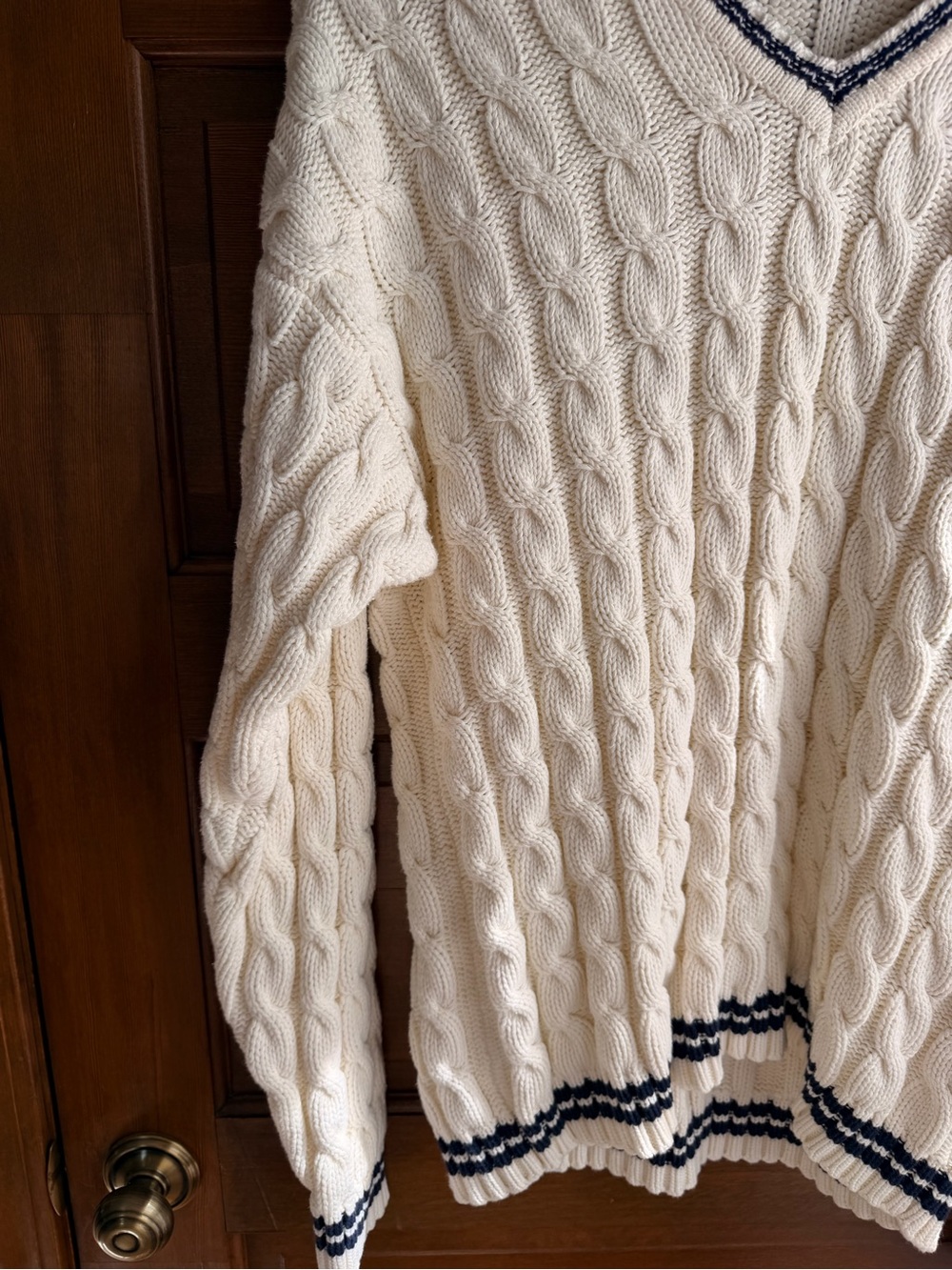 VINTAGE TRADER BAY CABLE KNIT PULLOVER - Picture 3 of 4